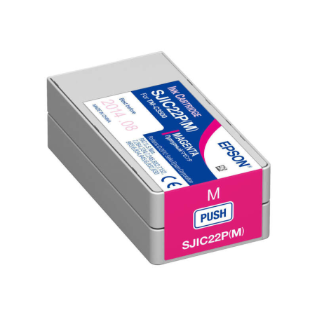 Cartouche d'encre originale Epson SJIC22P Magenta - C33S020603/SJIC22P(M)