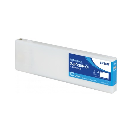 Cartouche d'encre cyan d'origine Epson SJIC30P(C) - C33S020640