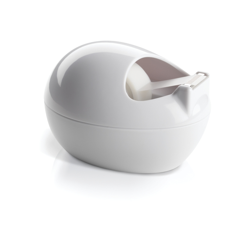 Dévidoir de ruban adhésif Scotch - Pour rubans jusqu'à 19 mm x 7,5 m - Ruban invisible inclus - Style moderne - Blanc