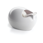 Dévidoir de ruban adhésif Scotch - Pour rubans jusqu'à 19 mm x 7,5 m - Ruban invisible inclus - Style moderne - Blanc