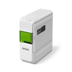 Imprimante d'étiquettes à transfert thermique portable Epson LabelWorks LW-C410 - Largeur de ruban jusqu'à 18 mm - Résolution ma