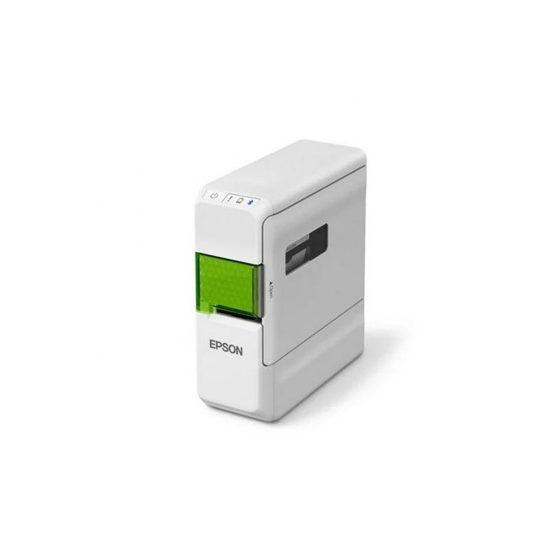 Imprimante d'étiquettes à transfert thermique portable Epson LabelWorks LW-C410 - Largeur de ruban jusqu'à 18 mm - Résolution ma
