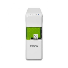 Imprimante d'étiquettes à transfert thermique portable Epson LabelWorks LW-C410 - Largeur de ruban jusqu'à 18 mm - Résolution ma