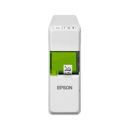 Imprimante d'étiquettes à transfert thermique portable Epson LabelWorks LW-C410 - Largeur de ruban jusqu'à 18 mm - Résolution ma
