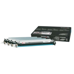 Lexmark C734X24G Pack de 4 tambours d'imagerie originaux noir, cyan, jaune et magenta - C734X24G