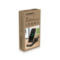 Réveil pliable 3 en 1 Thomson - Chargeur à induction compatible Android et Apple - Chargeur USB-C - Luminosité réglable - Bois e