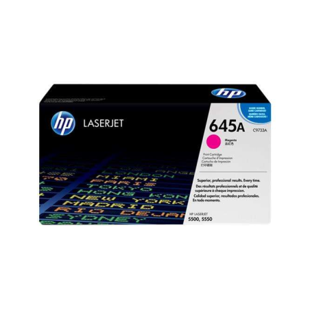 Cartouche de toner magenta d'origine HP C9733A - 645A