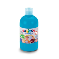 Carioca Pack de 6 Flacons Tempera - Couleurs Super Lavables - Facile à Mélanger - Applicable sur Matériaux Poreux - Haute Opacit