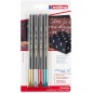 Edding 1200 Pack 4 Marqueurs Métalliques Or Argent Pointe Ronde