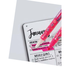 Carioca Memo Erase 2 en 1 Pack con 4 Rotuladores - Una Punta Subraya y la otra Borra el Color - Colores Surtidos