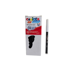 LOT de 24 Marqueur monochrome Carioca Joy - Corps rond - Encre super lavable - Pointe fine bloquée de 2,8 mm - Capuchon ventilé
