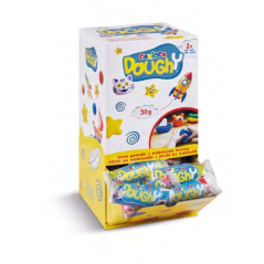 Carioca Doughy Expositor con 48 Paquetes de Pasta de Modelar 50gr - Blanda y Flexible - Facil de Amasar y Moldear - Ideal para I