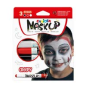 Masque Carioca Creepy Pack de 3 couleurs de peau - Couleurs vives - Lavable - À base d'eau - Comprend deux tutoriels étape par é