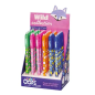Carioca Wild Collection Oops Expositor con 30 Boligrafos Borrables - Punta 0.7mm - Divertidos Diseños de Animales