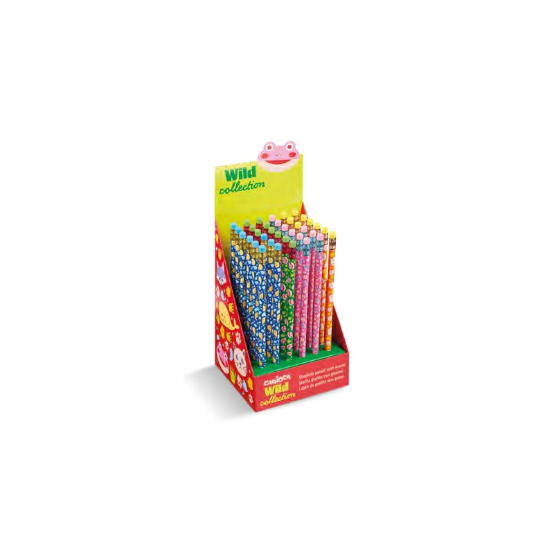 Carioca Wild Collection, 36 crayons HB graphite Carioca Wild Collection, 36 crayons HB graphite