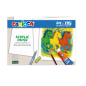 Carioca Acrylic Pack con 10 Hojas A4 para Rotuladores y Pintura Acrilica - Papel de 350gr - No Deja que los Colores Traspasen