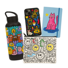 Carioca Acrylic Pack de 12 Marcadores de Pintura Acrilica - Punta Media - Tinta a Base de Agua - Alta Cobertura - Colores Surtid