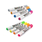 Carioca Mask Up Metallic & Neon Pack de 12 blisters de 2 crayons chacun - Lumineux et lavable - À base d'eau - Miscible - Couleu
