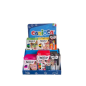 Présentoir de masques Carioca avec 32 packs de maquillage de fête assortis