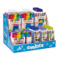 Présentoir Carioca Fineliner avec 50 paquets assortis de marqueurs Fineliner - Pointe en acétal blanc 0,5 mm - Couleurs assortie