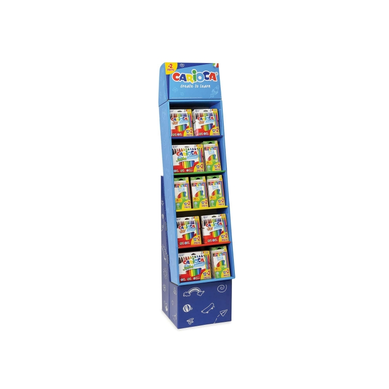 Carioca Présentoir Joy Jumbo Tita 12+2 - Couleurs Assorties