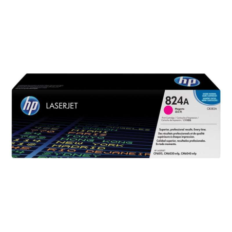 Cartouche de toner magenta authentique HP CB383A - 824A