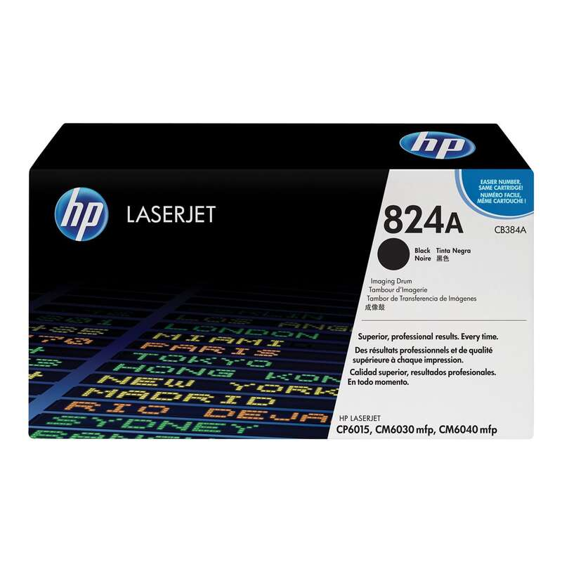 Tambour d'image noir d'origine HP CB384A - 824A (tambour)