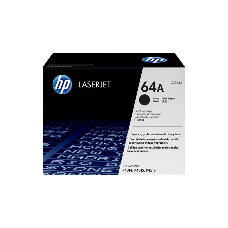 Cartouche de toner noir d'origine HP CC364A - 64A