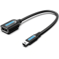 Adaptateur USB Vention - Mini-USB mâle vers USB-A femelle - 480 Mbps - Câble de 15 cm - Noir
