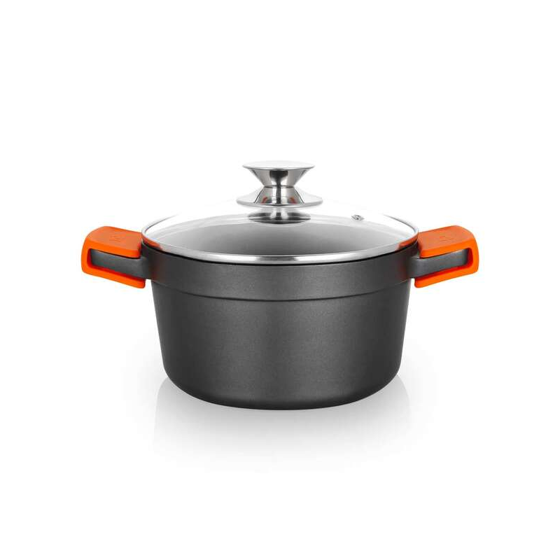 Orbegozo CDH 3020 - Casserole en fonte d'aluminium résistante - Polyvalence et sécurité en cuisine - Antiadhésive et adaptée à t