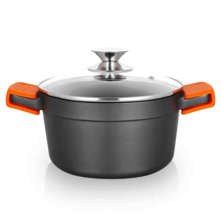Orbegozo CDH 3020 - Casserole en fonte d'aluminium résistante - Polyvalence et sécurité en cuisine - Antiadhésive et adaptée à t