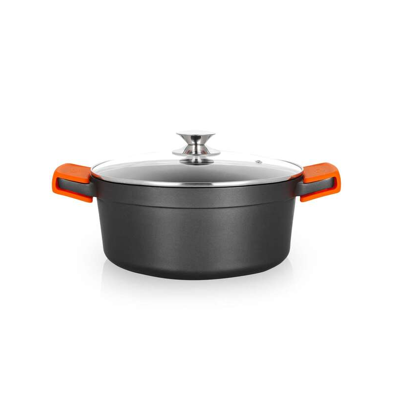 Orbegozo CDH 3028 - Casserole en fonte d'aluminium - Cuisinez en toute sécurité et polyvalence - Antiadhésive et adaptée à tous