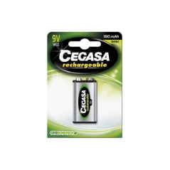 Pile rechargeable Cegasa HF22 9V 180mAh (lot de 1)