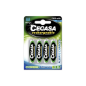 Lot de 4 piles rechargeables Cegasa AA HR6 2100 mAh - Technologie RTU