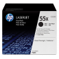 HP CE255XD Noir Pack de 2 Cartouches Toner Originales - 55X