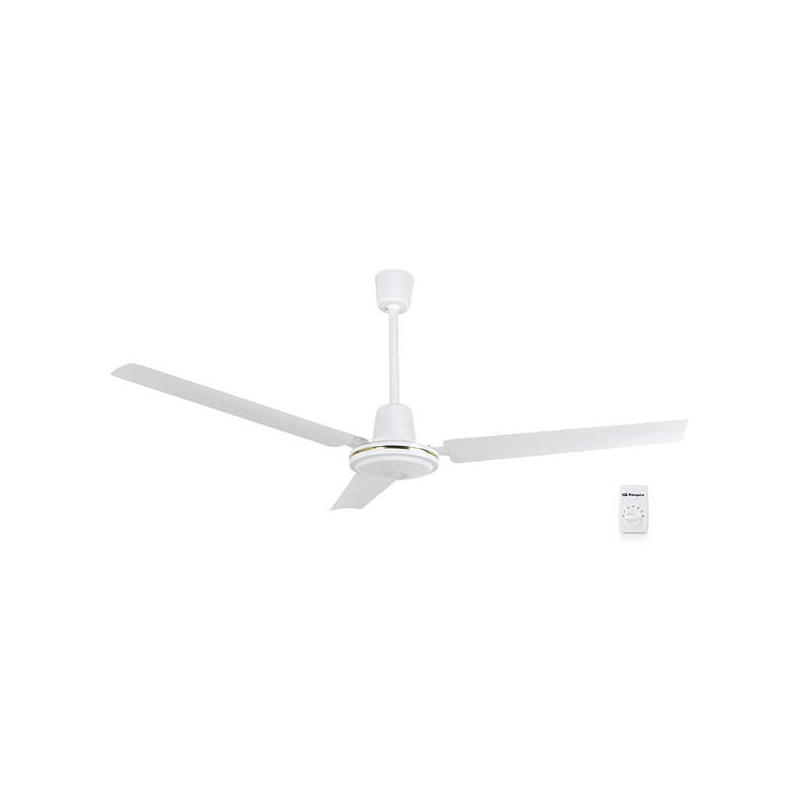 Orbegozo CF 86140 Ventilateur de Plafond Élégant et Fonctionnel - Interrupteur Mural - 5 Vitesses - Puissance 70W - Diamètre 140