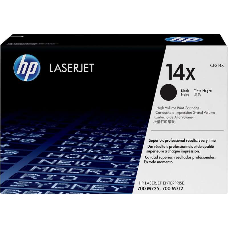 Cartouche de toner noir authentique HP CF214X - 14X