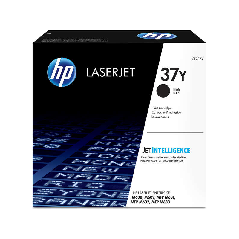 Cartouche de toner noir d'origine HP CF237Y - 37Y