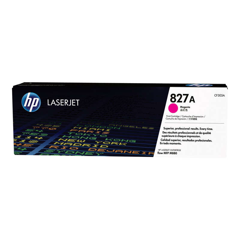 Cartouche de toner magenta authentique HP CF303A - 827A