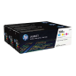 HP Toner 305A (CF370AM MCVP) Value Pack Cyan / Magenta / Jaune