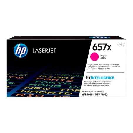 Cartouche de toner magenta d'origine HP CF473X - 657X