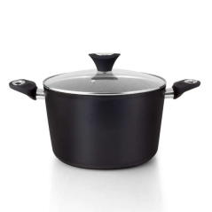 Cocotte Orbegozo CFH 3024 Honda Fundicook - Capacité 6L - Aluminium forgé - Antiadhésif - Nettoyage facile - Poignée ergonomique