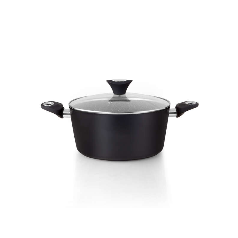 Orbegozo CFM 2028 Fundicook Cocotte en Aluminium Forgé d'une Capacité de 5,09 L - Antiadhésive - Nettoyage Facile - Poignée Ergo
