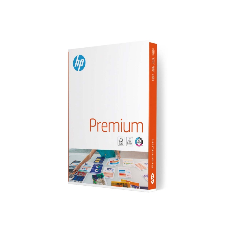 LOT de 5 Papier HP Premium A4 80 g/m² 210 x 297 mm (500 feuilles) Blanc