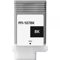 Canon PFI107 Cartouche d'encre générique noire - Remplace PFI107BK/6705B001