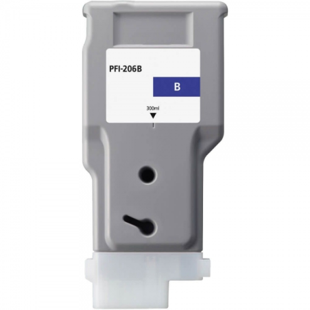 Canon PFI206 Cartouche d'encre pigmentée générique bleue - Remplace PFI206B/5311B001