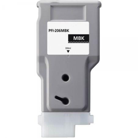 Canon PFI206 cartouche d'encre pigment noir mat générique - PFI206MBK/5302B001