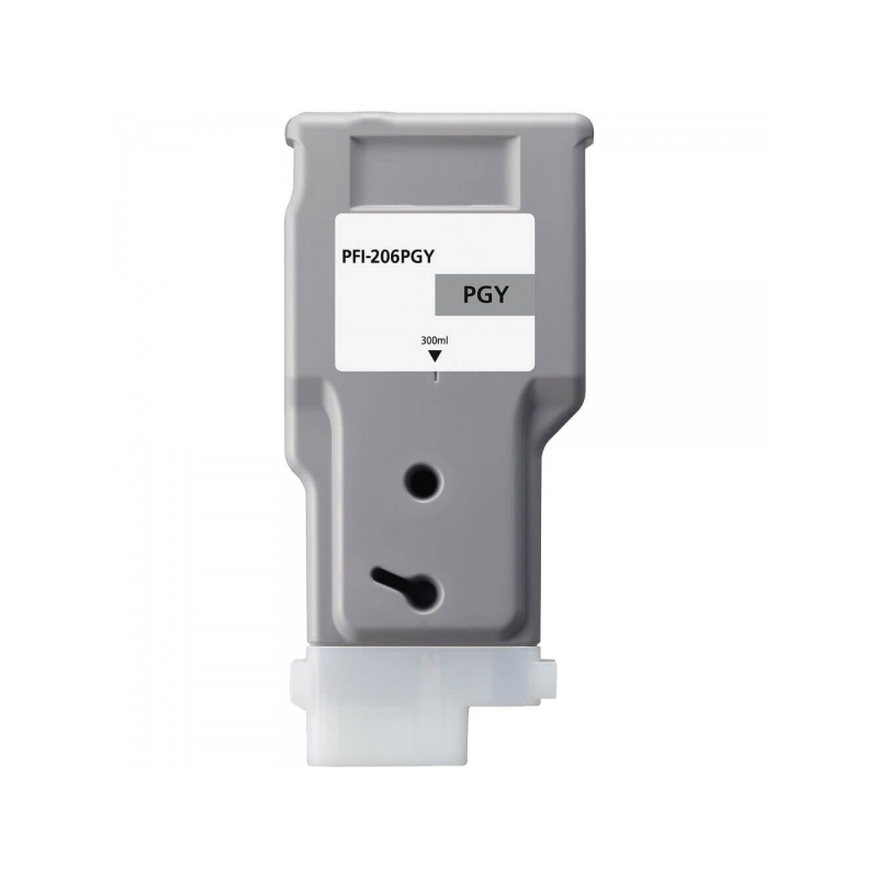 Canon PFI206 Cartouche d'encre pigmentée photo générique grise - Remplace PFI206PGY/5313B001