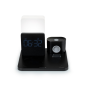 Thomson Réveil avec Station de Chargement sans Fil pour Smartphone, Smartwatch - Chargement USB-C pour Casque - Écran LCD - Veil