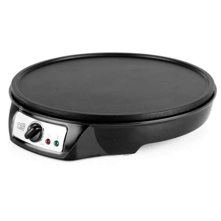 Orbegozo Crêpière CM-30 Crêpière Polyvalente et Facile à Utiliser - Surface Antiadhésive - Température Réglable - Voyants lumine